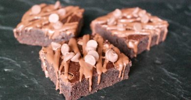 Double Chocolate Coconut Brownies